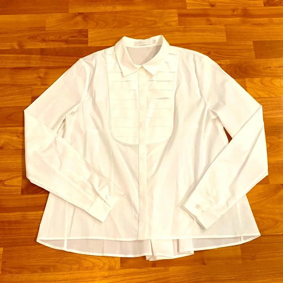 White Anne Fontaine Blouse - Picture 1 of 7